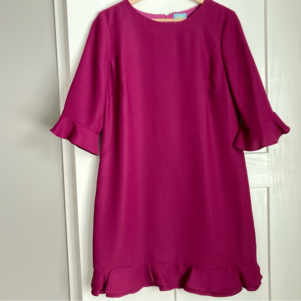 CeCe By Cynthia Steffe Kate Ruffle Hem Shift Dress
